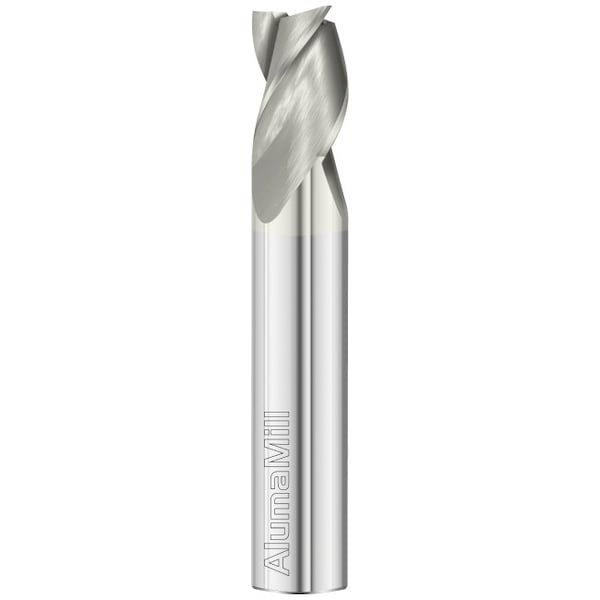 Fullerton Tool 3-Flute - 36 Degree Helix - 3835 AlumaMill HP End Mills, FC19, RH Spiral, Square, Stub, 3/8 38145 - main